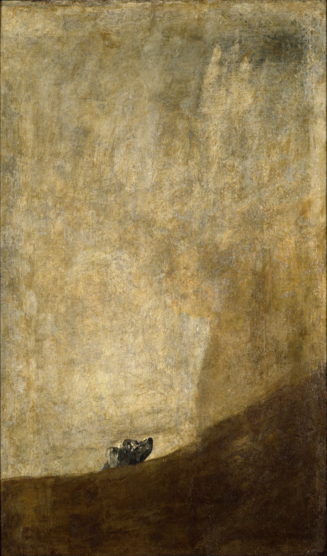Francisco Goya - The Dog 